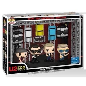 Funko Pop! Moment Deluxe U2 Zoo Tv Tour 1993 Walmart Exclusive Li…